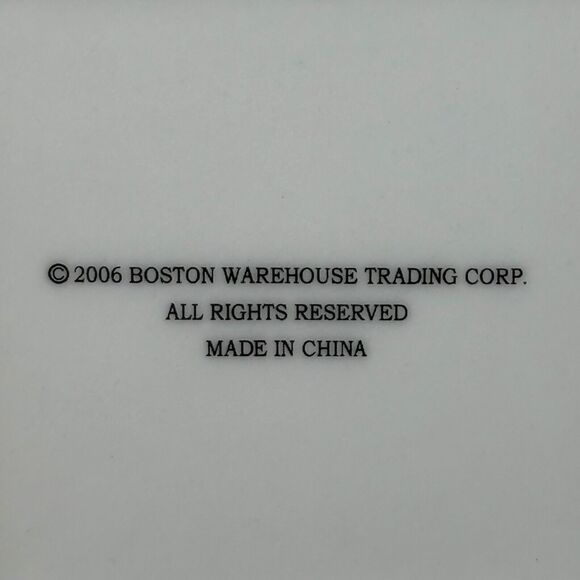 Boston Warehouse "Tinsel Town Fireproof Icicles" Catch All Dish Retro Box 2006 - Picture 6 of 6